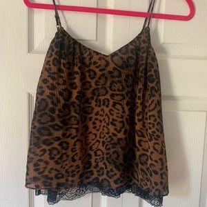 Size XS Zara leopard top